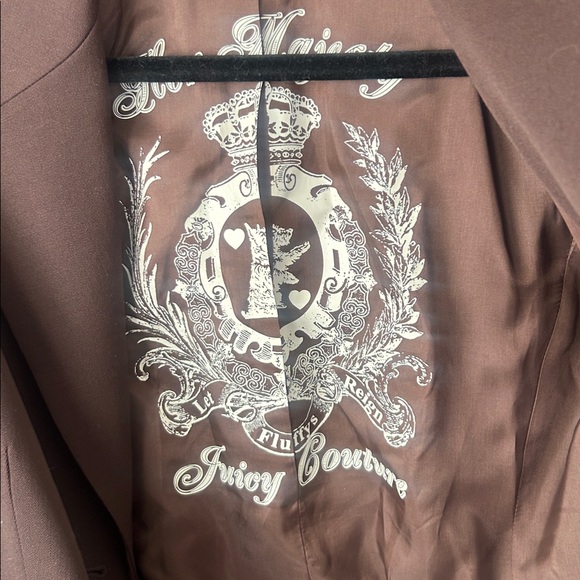 Juicy Couture vintage Chocolate Brown Blazer - Picture 3 of 5